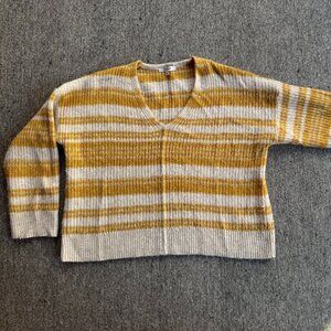 Madwell Alpaca/Wool Blend V-Neck Sweater